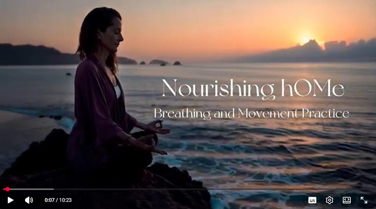 Nourishing hOMe breathing and movement practice by the sea